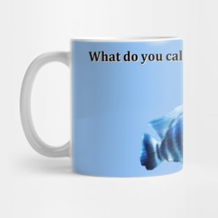 funny fish quote Mug